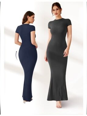 Reoria black t bodycon dress classic